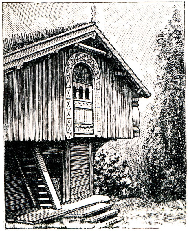 Country house in Christiania, Norway.