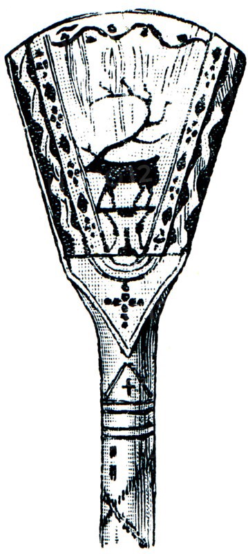 Lapland handle walking stick.