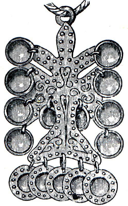 Scandinavian crucifix of Bride.