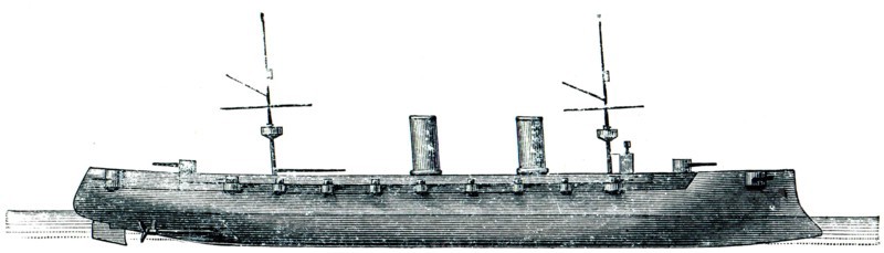 Kazagi, Japanese cruiser long voyage.