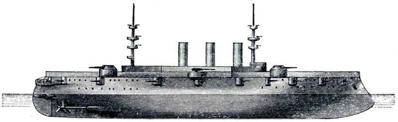 New York, North American armored cruiser.