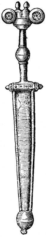Bronze dagger.