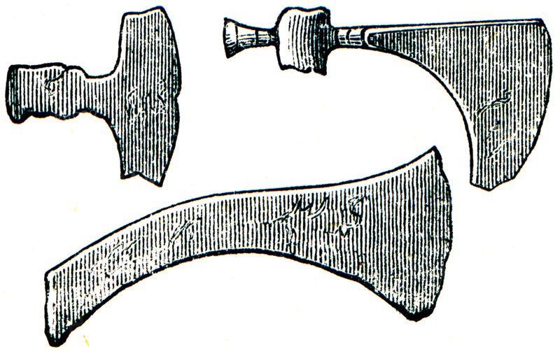 Frank battle-axes, Germany.