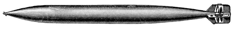 Pisciform torpedo.