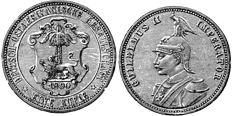 Rupee German East African Company.