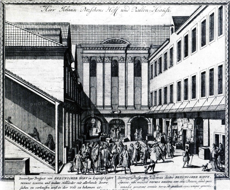 Peter Schlenk, Breunigkers courtyard.