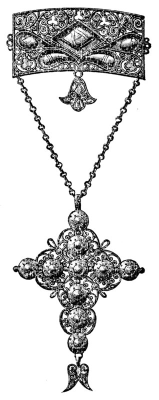 Jewelry enamel technique.