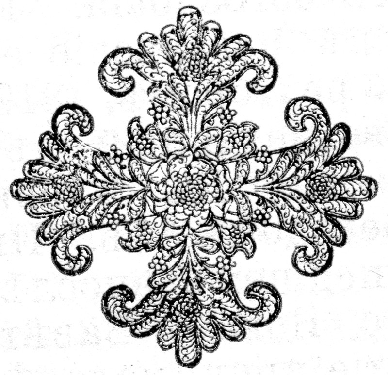 Jewelry enamel technique.