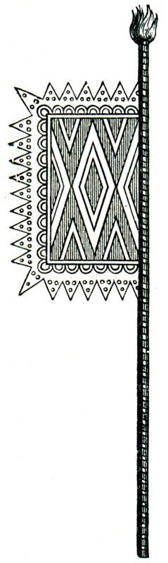Fan as a flag.