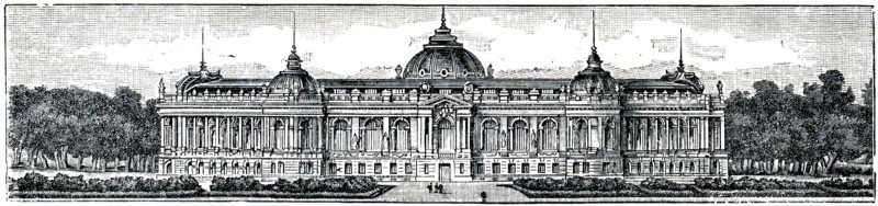 Small Palace of Art - Petit Palais des Beaux-Arts on the Champs Elysees, Paris.