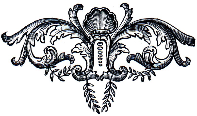 French Rococo vignette.