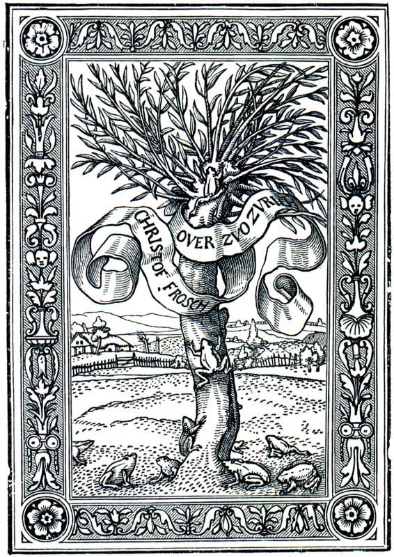 Typographical sign Hans Holbein.