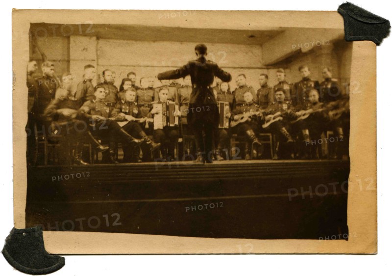 Concert of Soviet Army amateur orchestra.