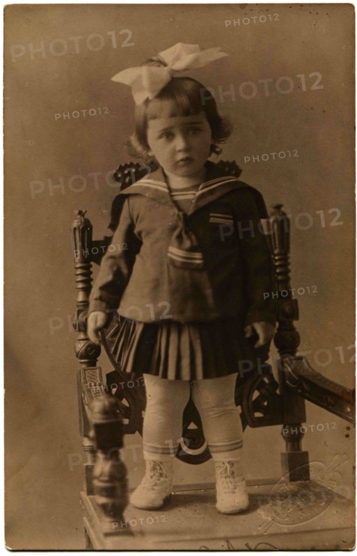 The little girl in a sailor.