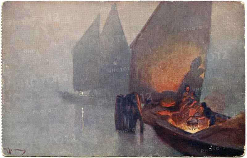 Night in Laguna, Venice.