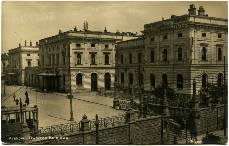Krakow, Central railway station.