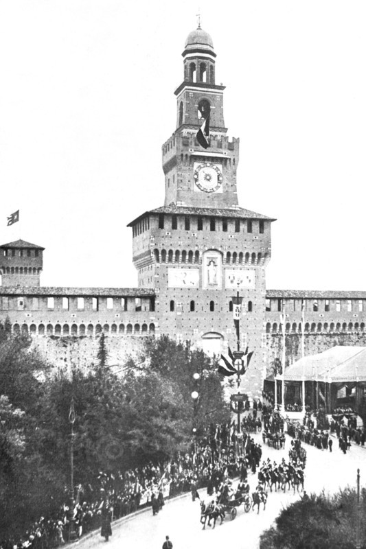 Milan. Sforzesco Castle. 1904