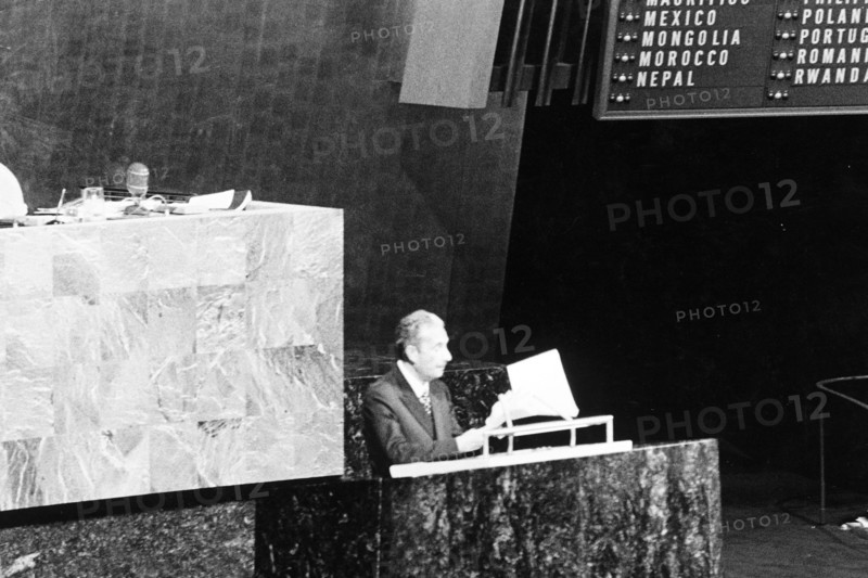 Usa. New York. Onu. Aldo Moro
