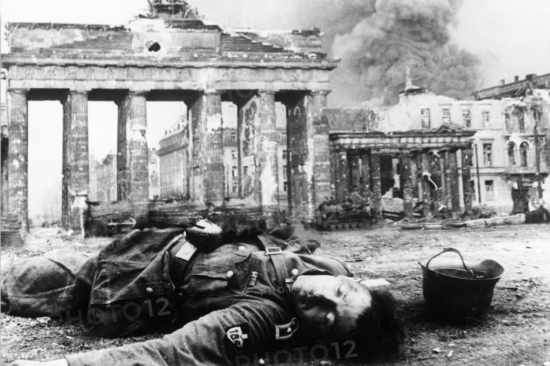 Ii World War. Berlin. German Soldier Died