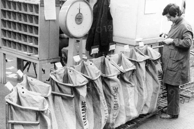Italy. Post Office.  Sort The Mail. 1960s