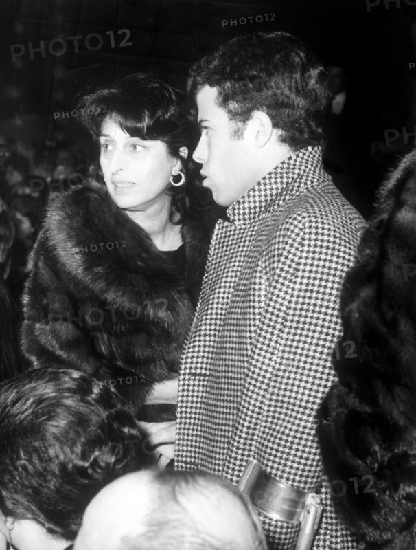 Anna Magnani and son Luca.