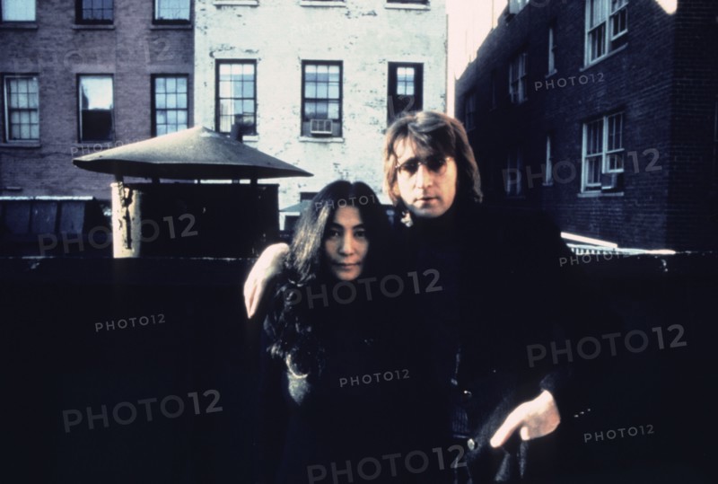 John Lennon And Yoko Ono.