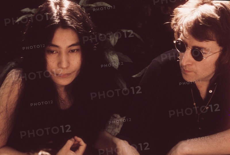 John Lennon And Yoko Ono.