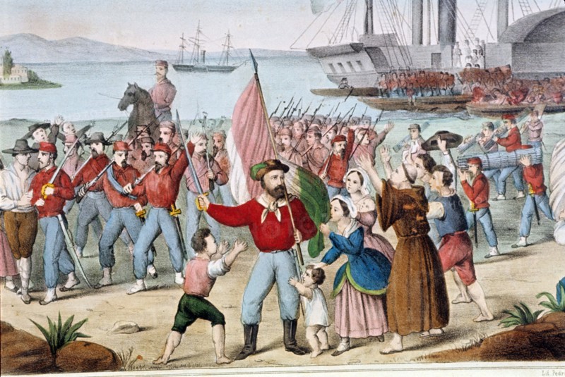 Giuseppe Garibaldi In Sicily, Expedition Of The Thousand.