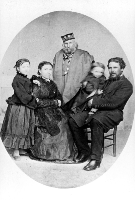 Giuseppe Garibaldi In Caprera Family Picture.