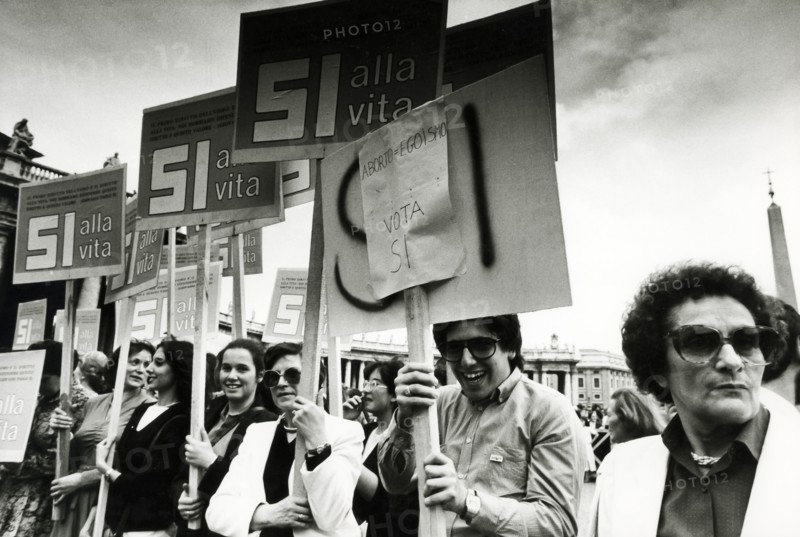 Catholic Demonstration Against The Legalization Of Abortion.