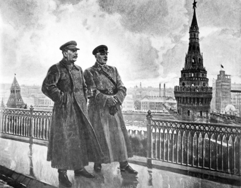 Joseph Stalin In Moscow.