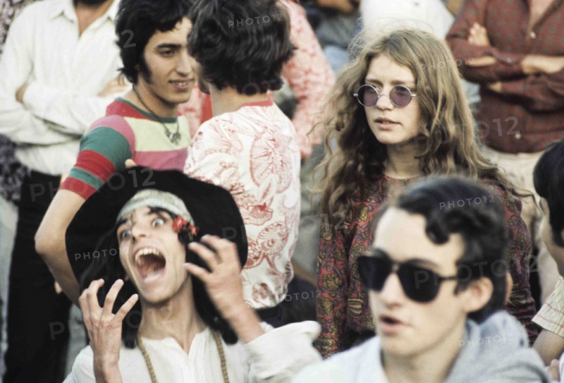 Young People At A Rock Concert, 70 Years.
