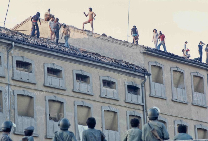 Prisoners In Revolt On The Roof Of San Vittore.