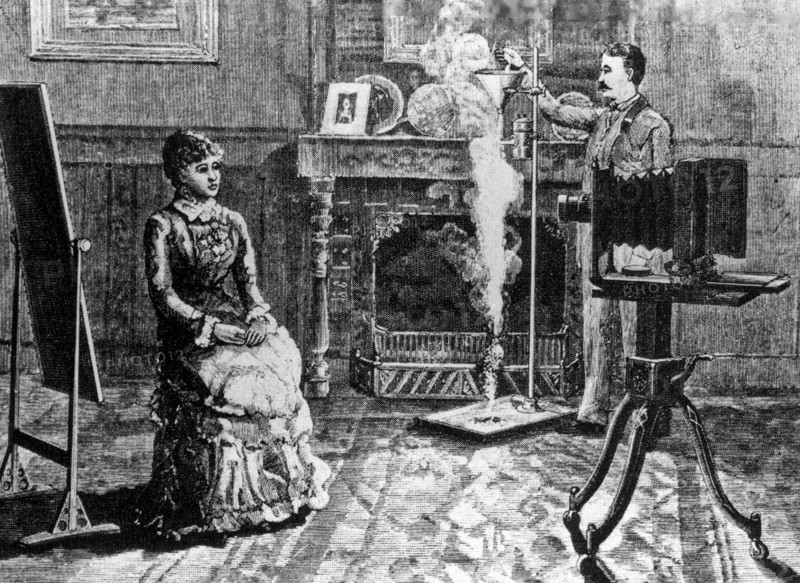 First Photographs With The Use Of Magnesium Flash.