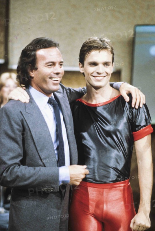 Miguel Bose With Julio Iglesias.