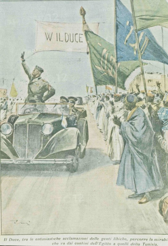 Benito Mussolini.