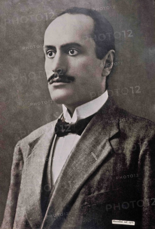 Benito Mussolini.