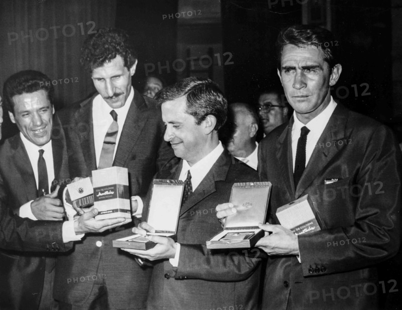 Franco Franchi, Ciccio Ingrassia, Paolo Panelli and Walter Chiari.