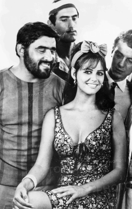 Claudia Cardinale and Mario Adorf.