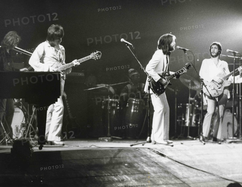Eric Clapton, Ron Wood and Pete Townshend.