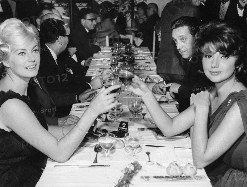 Anita Ekberg and Sylva Koscina.