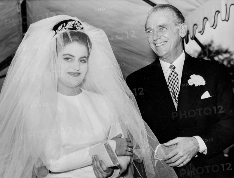 Douglas Fairbanks With Daughter Daphne The Day Of Her Wedding.