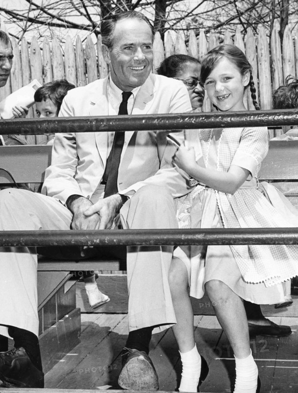 Henry Fonda With Daughter Amy Fishman.