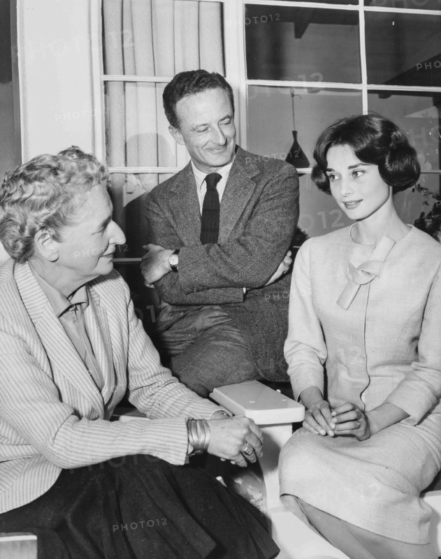 Audrey Hepburn, Kathryn Hulme and Fred Zinnemann.