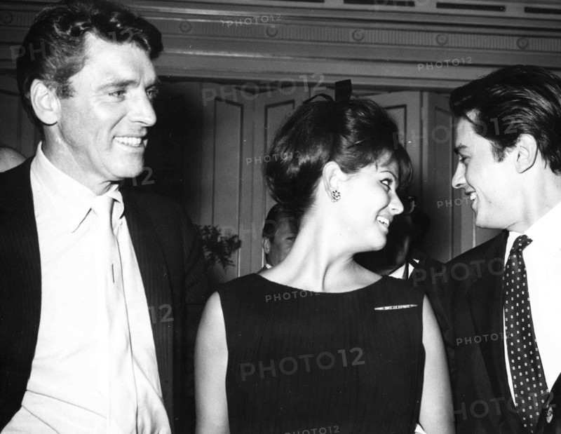 Burt Lancaster, Claudia Cardinale and Alain Delon.