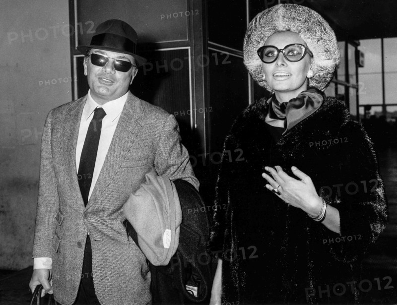 Sophia Loren and Francesco Rosi.