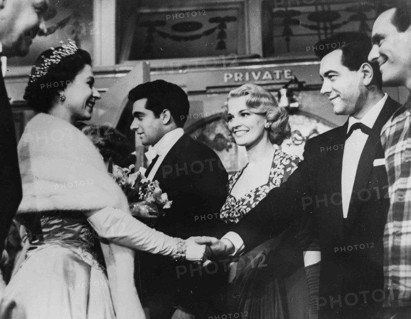 Mario Lanza, Queen Elizabeth II and Joan Regan.