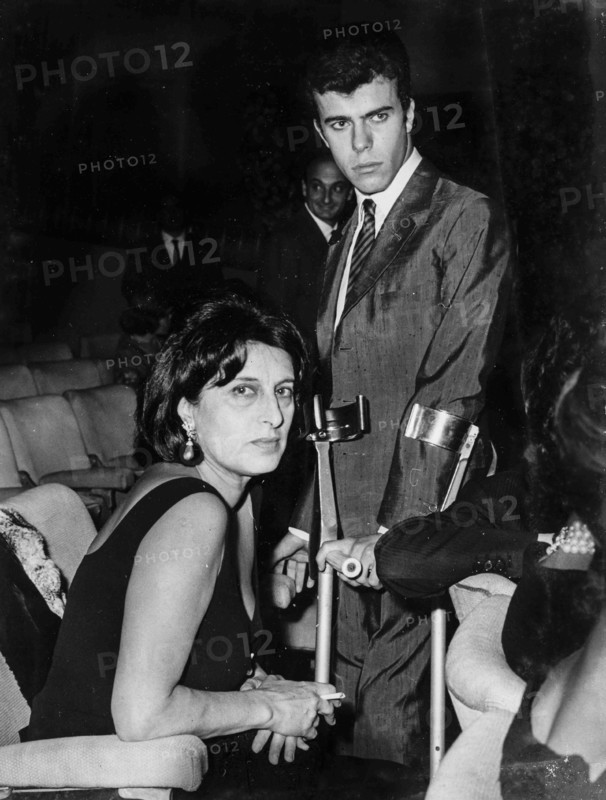 Anna Magnani With Son Luca.