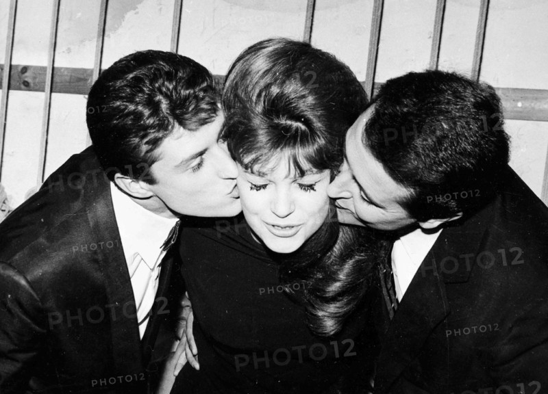 Milva, Tony Renis and Emilio Pericoli.
