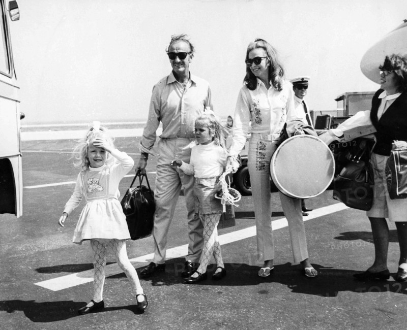 David Niven And Family.